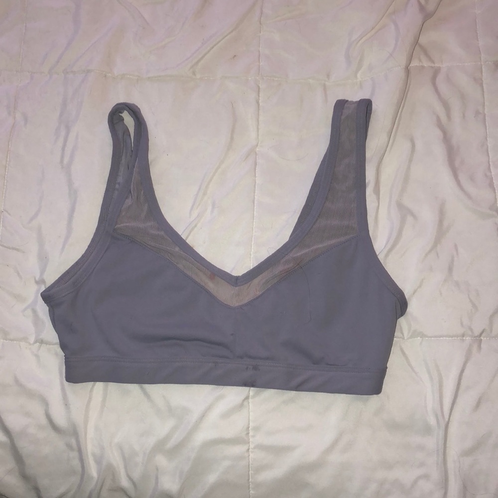 fabletics lavender sports bra
